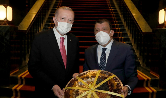 Başkan Gürkan, Cumhurbaşkanı Erdoğan ile görüştü