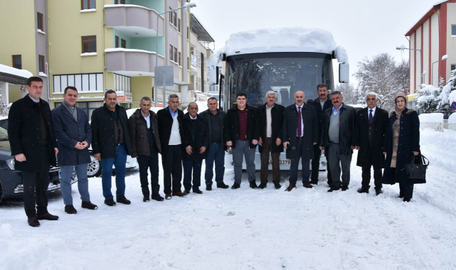 İlçe belediye başkanı ve muhtarlar Ankara yolcusu!