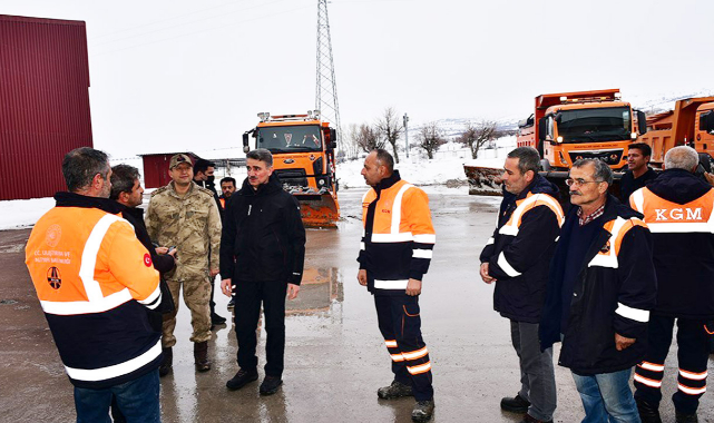 Malatya Valisi Aydın Baruş, Darende'de çalışmaları inceledi!