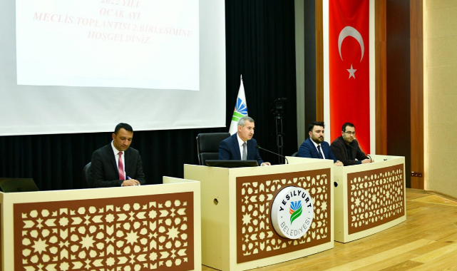 Yeşilyurt Belediye Meclisi Ocak ayı çalışmaları tamam!