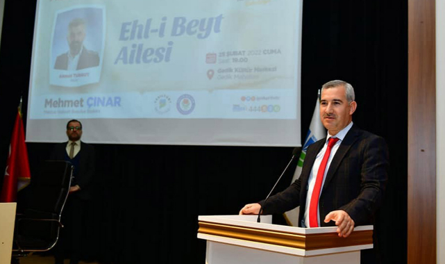 Çınar: “Ehl-i beyt ailesi, aileye en güzel örnektir”