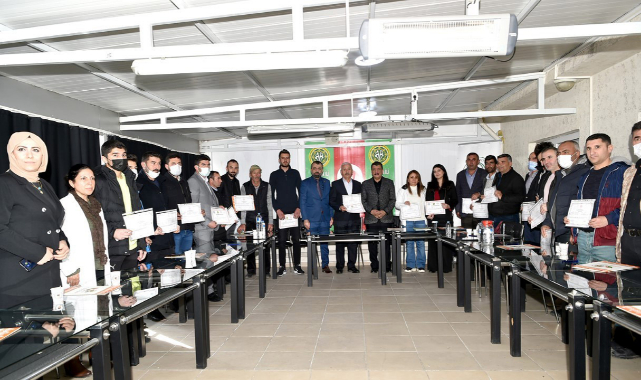 Malatya’da ilk defa: Kursu tamamlayanlar sertifikalarını aldı