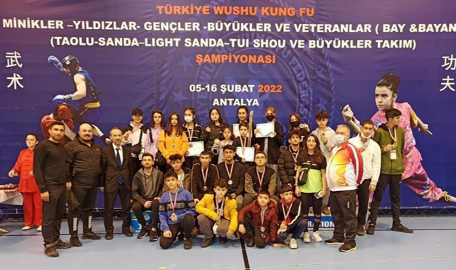 Sporcular 45 madalya ile dönüyor