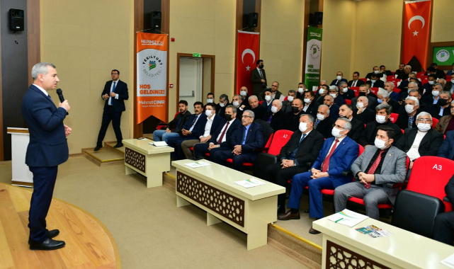 Çınar: Dev yatırımlarımızı muhtarlarımızın katkılarıyla gerçeğe dönüştürüyoruz