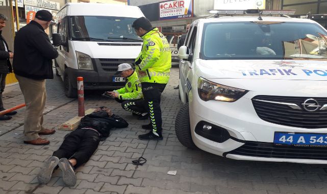 Polisten kaçan ehliyetsiz sürücü kıskıvrak yakalandı!