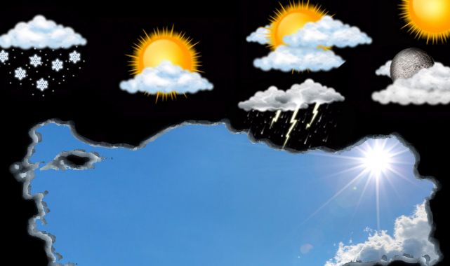 Beklenen hava durumu ve sıcaklıklar