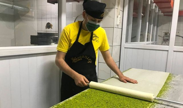 Malatya'da bayram öncesinde baklavaya yoğun talep!