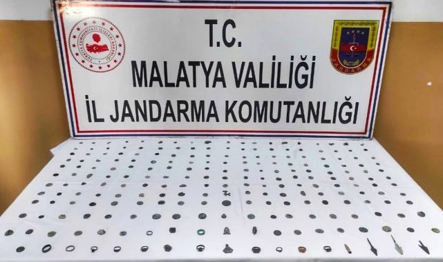 Malatya'da tarihi eser operasyonu!