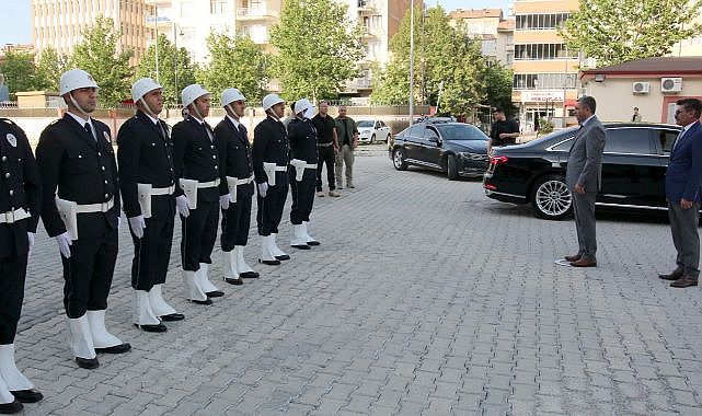 Şahin'den Emniyet Müdürlüğüne ziyaret!