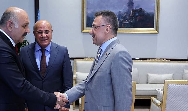 İlçenin sorunları Fuat Oktay'a iletildi!