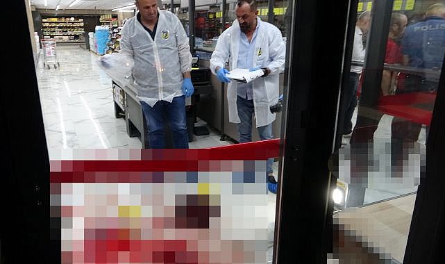 Kız kavgasında marketi kana buladılar!