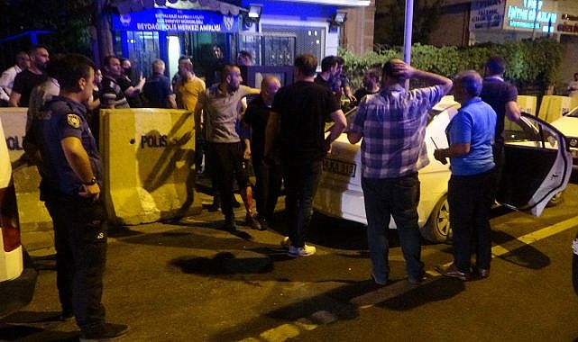 Polis merkezi önünde dehşet saçtılar!