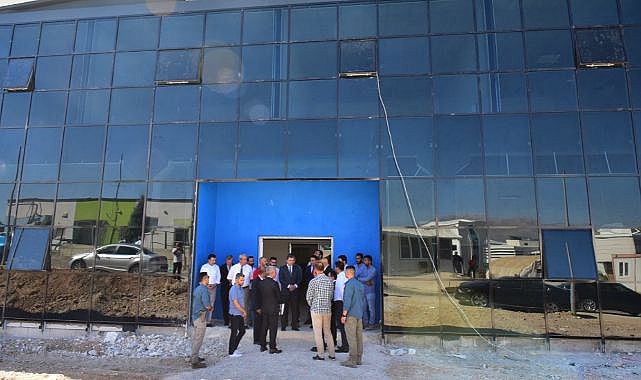 İŞGEM Model Fabrika inşaatında inceleme