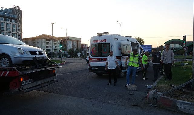 Turgut Özal Bulvarı'nda feci kaza!