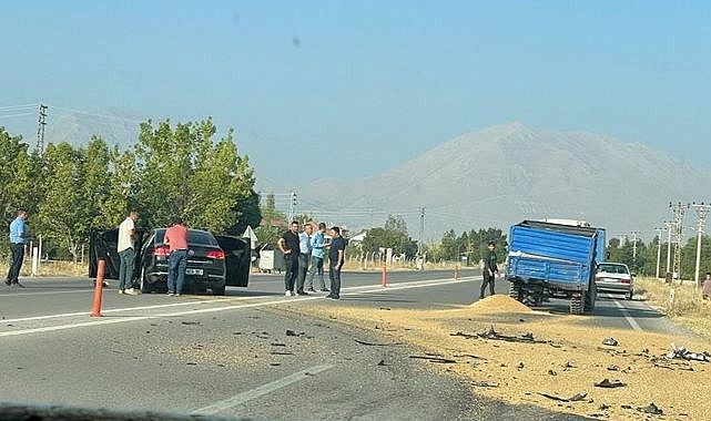 Elbistan-Malatya karayolunda feci kaza!