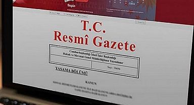 Resmi Gazete yayımlandı