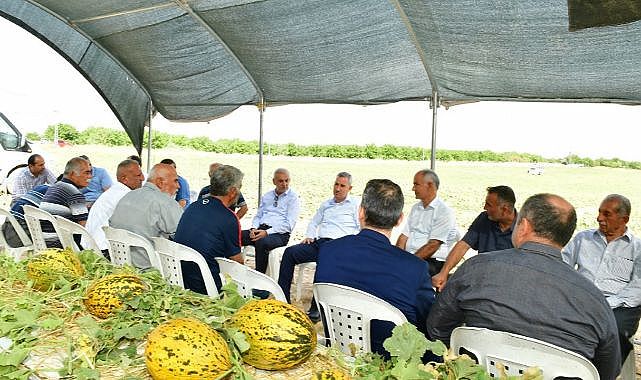 Çınar: “Bereketli ürünler topluyoruz”