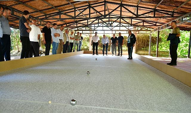 Çınar: Bocce Sahamızı hizmete sunduk!