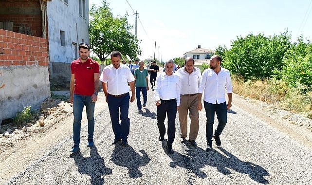 Çınar: “Yol ağını baştan aşağıya yeniliyoruz”
