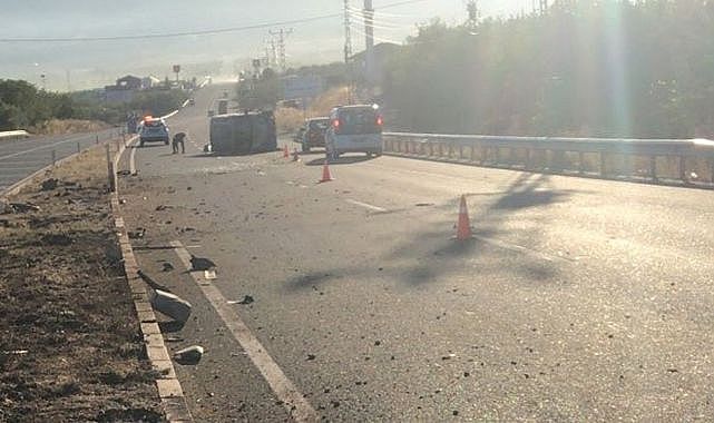 Feci kaza: Araç metrelerce savruldu!