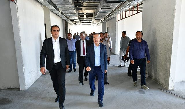 Hizmet binasının çalışmaları planlandığı gibi ilerliyor