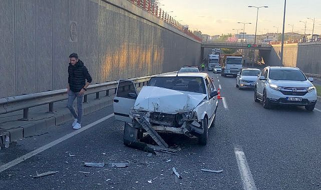 Adliye ve Sanayi Kavşağında kaza!