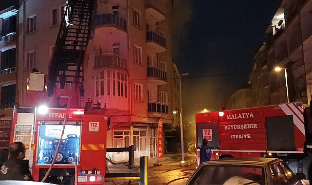 Çatıda yangın paniği!