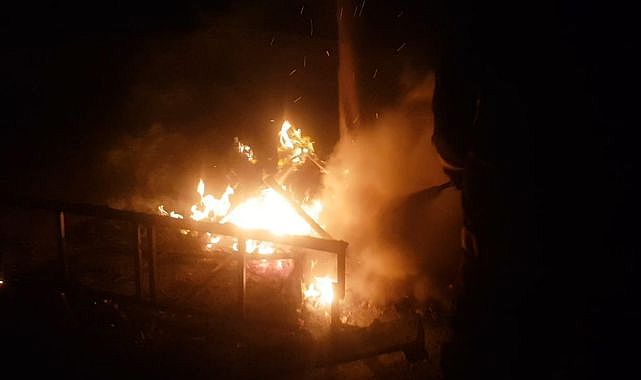 Dabakhane Mahallesi'nde yangın!