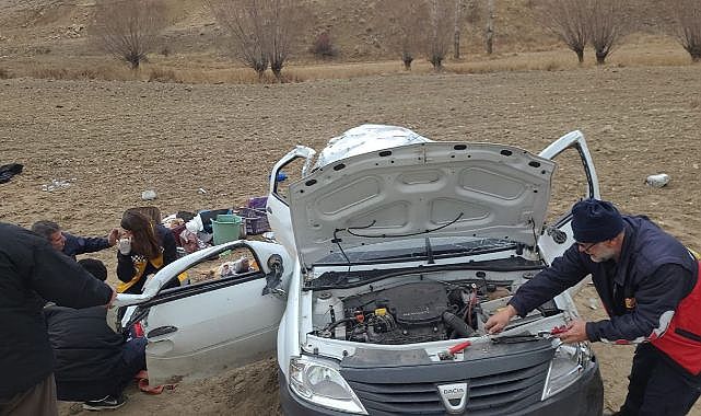 Kayganlaşan yol kazaya neden oldu!..