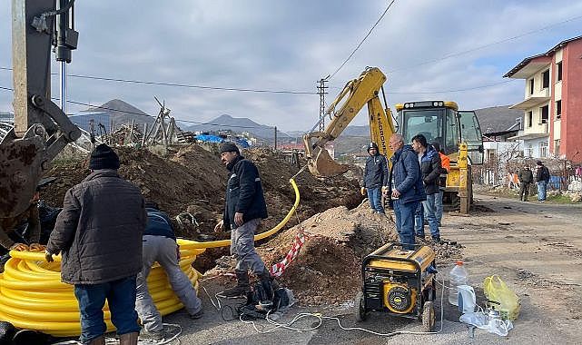 Arapgir doğal gaza kavuşuyor