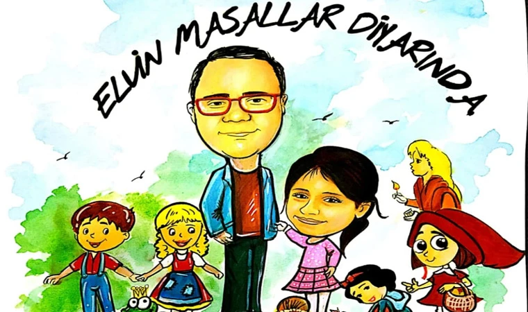 "Elvin Masallar Diyarında" İllüstrasyon aşamasında