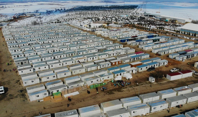 10 bin kişilik konteyner kentte yaşam başlıyor