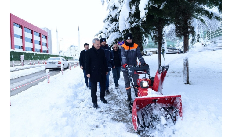 Çınar: “Yeter ki bereket yağsın biz temizleriz”