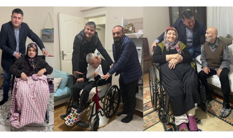 Depremde engelli olmak: Tekerlekli sandalyelerine kavuştular