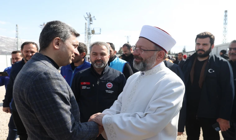 Erbaş, Malatya'daki son durumu takip etti