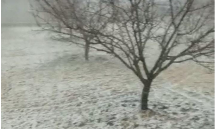 Deprem bölgesi Malatya, beyaza büründü!