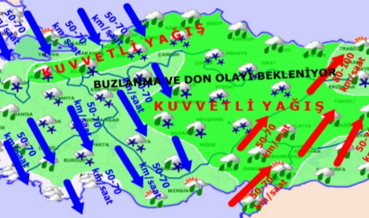 Kış geri geldi! Malatya'da hava durumu