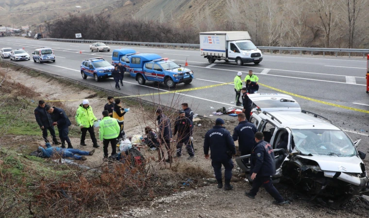 Malatya-Kayseri karayolunda can pazarı! 2 ölü