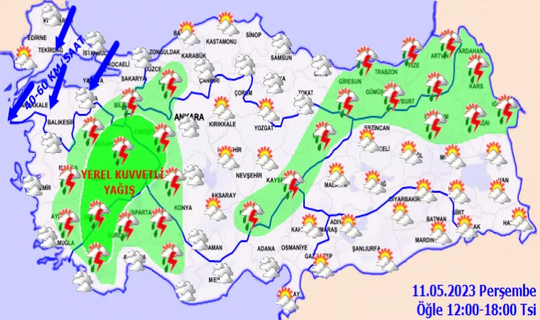 Bahar geldi ama Malatya’da yağışlar devam ediyor: Meteoroloji yine uyardı