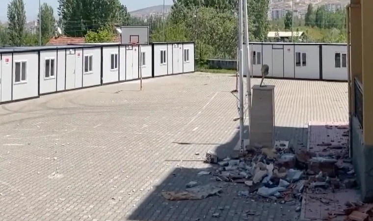 Malatya’da 14 okulun bahçesine konteynerler konuluyor