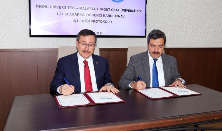 Malatya'da yurt dışı öğrenci kabul sınavı işbirliği protokolü için imzalar atıldı!