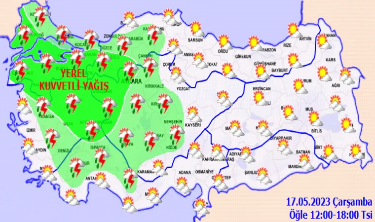 Meteoroloji’den uyarı geldi: Tahminler arasında Malatya da var!