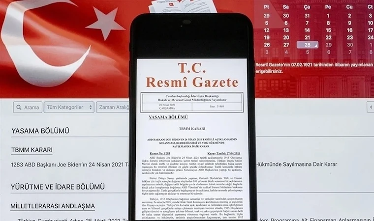 Resmi Gazete’de yayımlandı!..