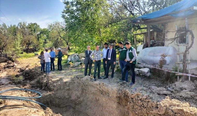 Su altyapısı için çalışmalar son sürat