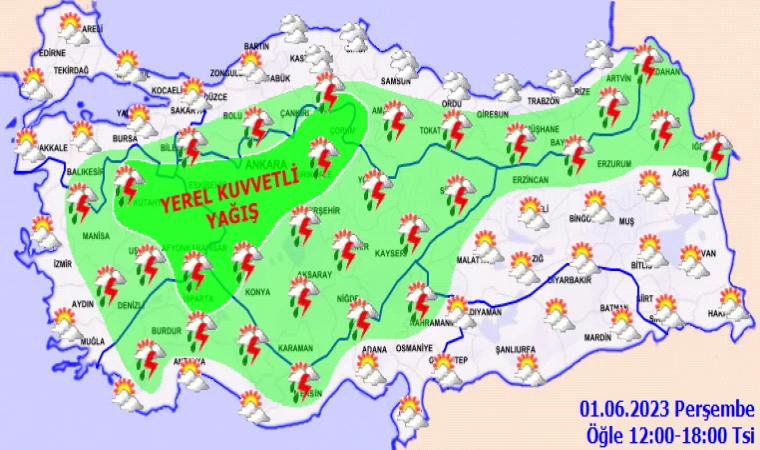 Yerel kuvvette olacak! Meteorolojinin listesinde Malatya da var…