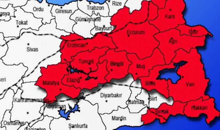 Doğu illeri uyarıldı: Saatlerce sürecek, tedbir alın…