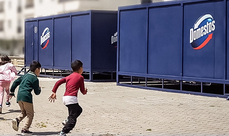 Domestos, deprem bölgesi Malatya'da hijyen için çalışıyor!