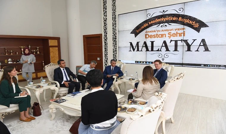 Malatya Büyükşehir’in Avrupalı misafiri!..
