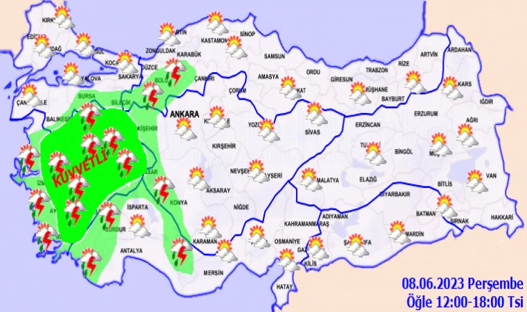 Malatya’ya yaz geldi: Meteoroloji 8 Haziran tahminlerini açıkladı