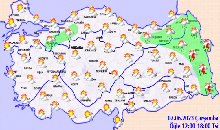 Meteoroloji Malatya hava tahminlerini açıkladı!